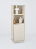 John Lewis Format Narrow bookcase in greige (British brand)