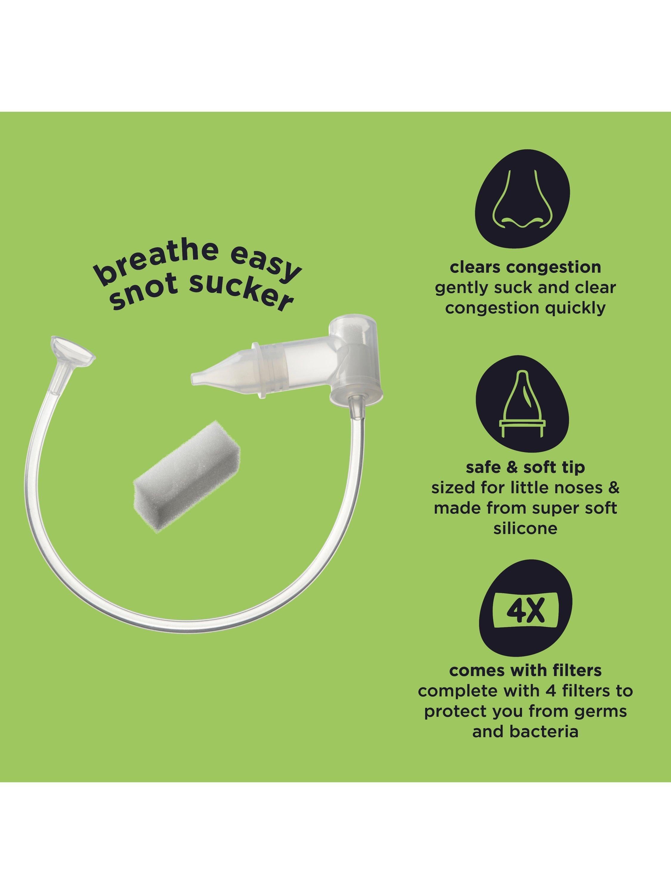 Vital Baby baby nasal decongester with soft silicone tip (British brand)