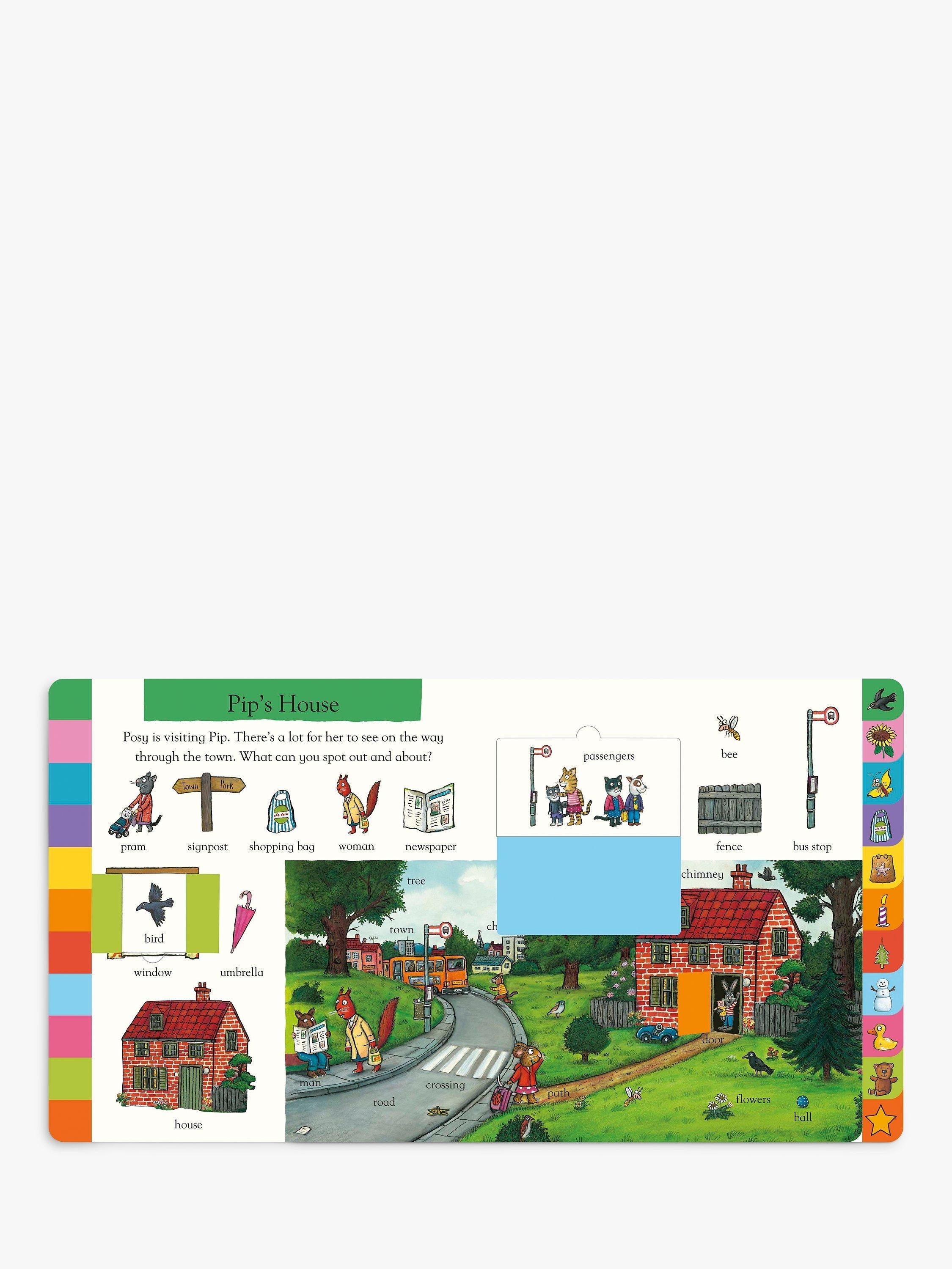 Nosy Crow Pip and Posy Big Book of Words board book, imported from the UK