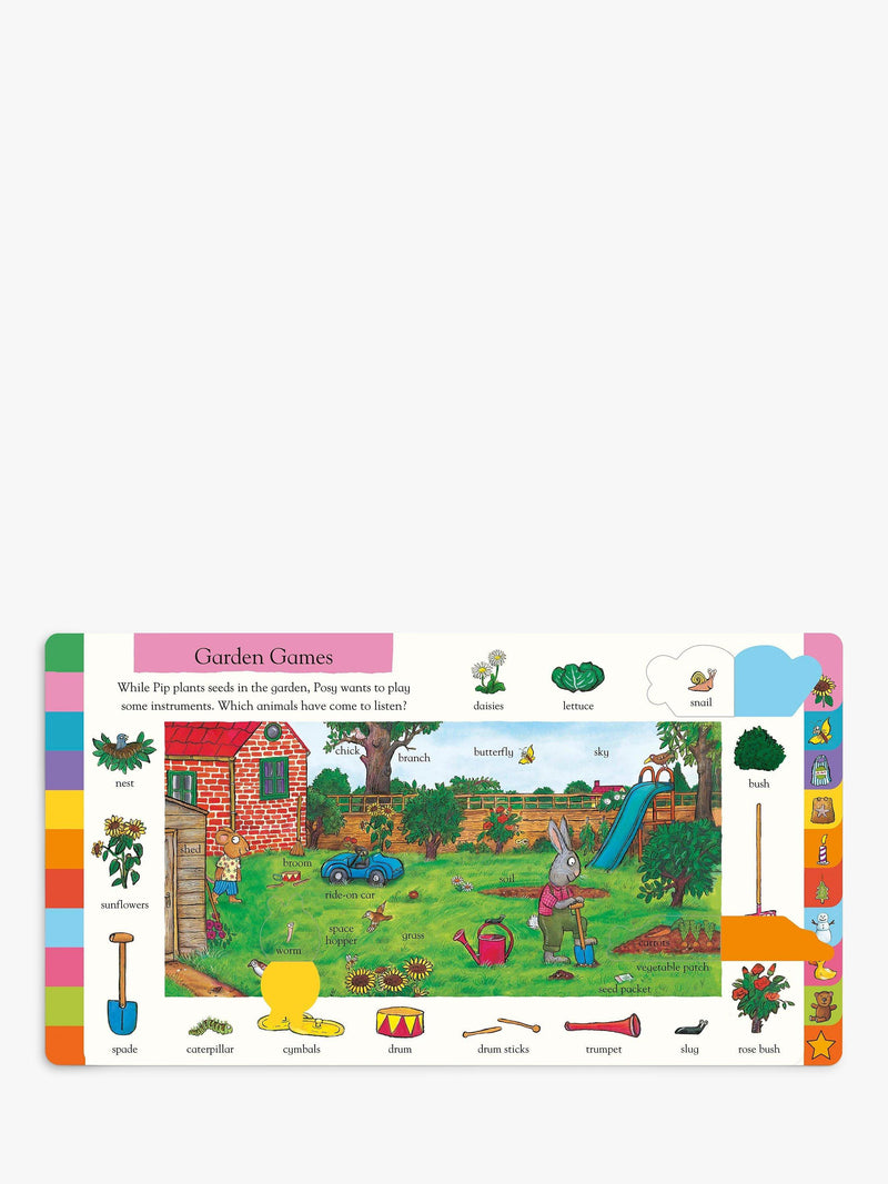 Nosy Crow Pip and Posy Big Book of Words board book, imported from the UK
