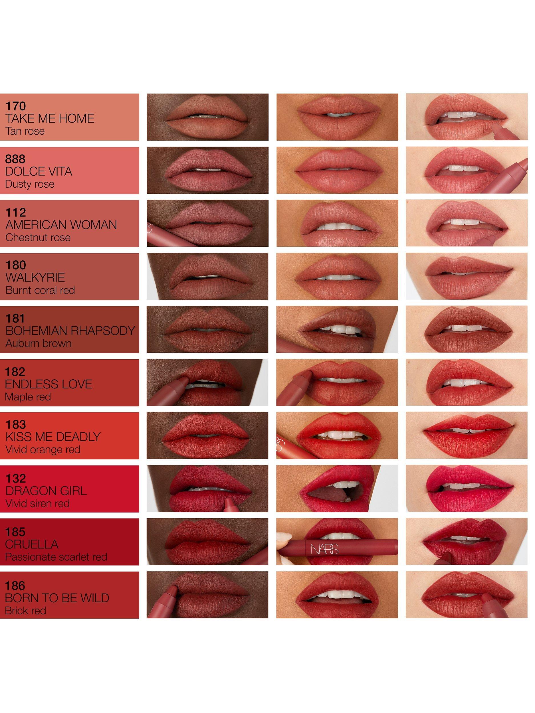 قلم شفاه NARS Powermatte عالي الكثافة 2.6 جرام، النسخة البريطانية