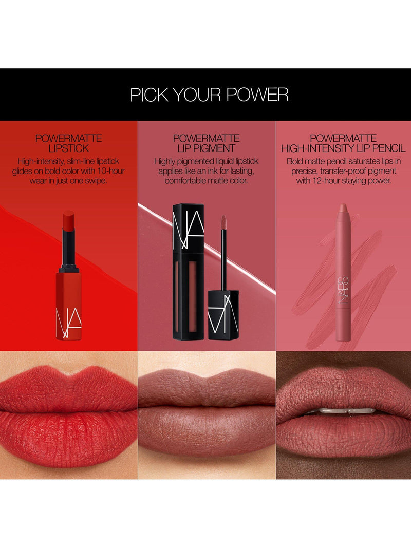 قلم شفاه NARS Powermatte عالي الكثافة 2.6 جرام، النسخة البريطانية