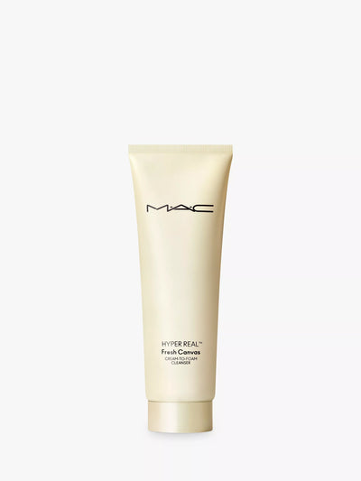 John Lewis MAC Hyper Real Fresh Canvas Cream to Foam Cleanser 125ml- Buy online at McGrocer
