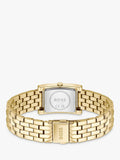 HUGO BOSS women's square watch gold bracelet, UK version