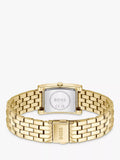 HUGO BOSS women's square watch gold bracelet, UK version