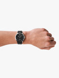 Emporio Armani men's date leather strap watch 43mm (British brand)