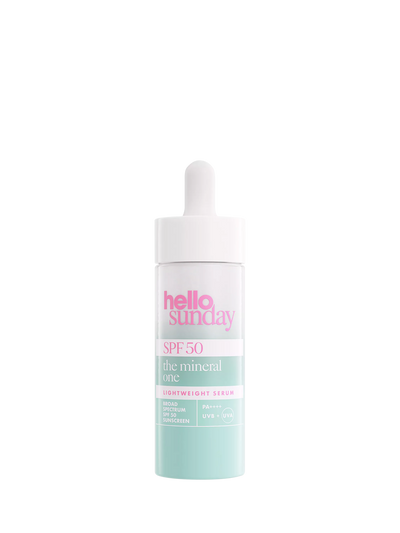 John Lewis Hello Sunday The Mineral One Lightweight Serum SPF 50 Face Serum 30ml- Buy online at McGrocer