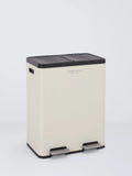 John Lewis 2 Section Recycling Bin with Handles, 60L