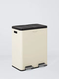 John Lewis 2 Section Recycling Bin, with Handles, 60L