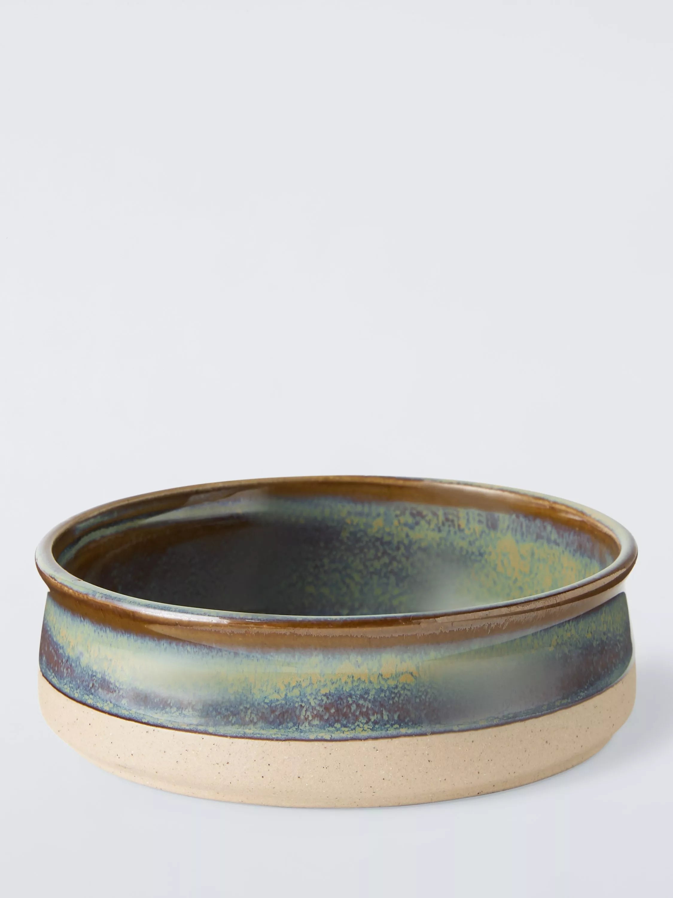 John Lewis stoneware dog bowl green/multi small, UK version