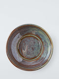 John Lewis stoneware cat bowl green multi UK version
