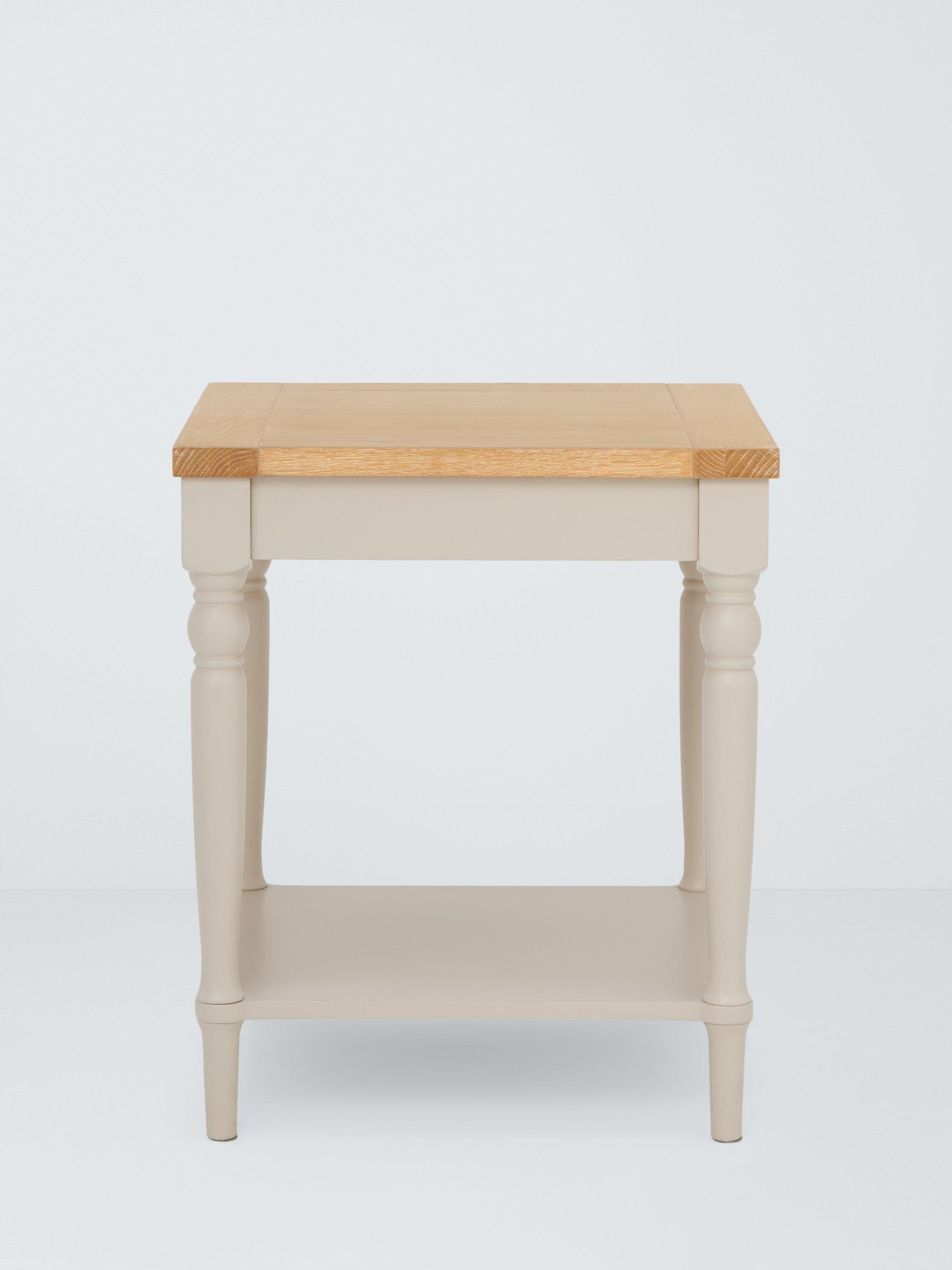 John Lewis Foxmoor side table in oak and natural finish - British product