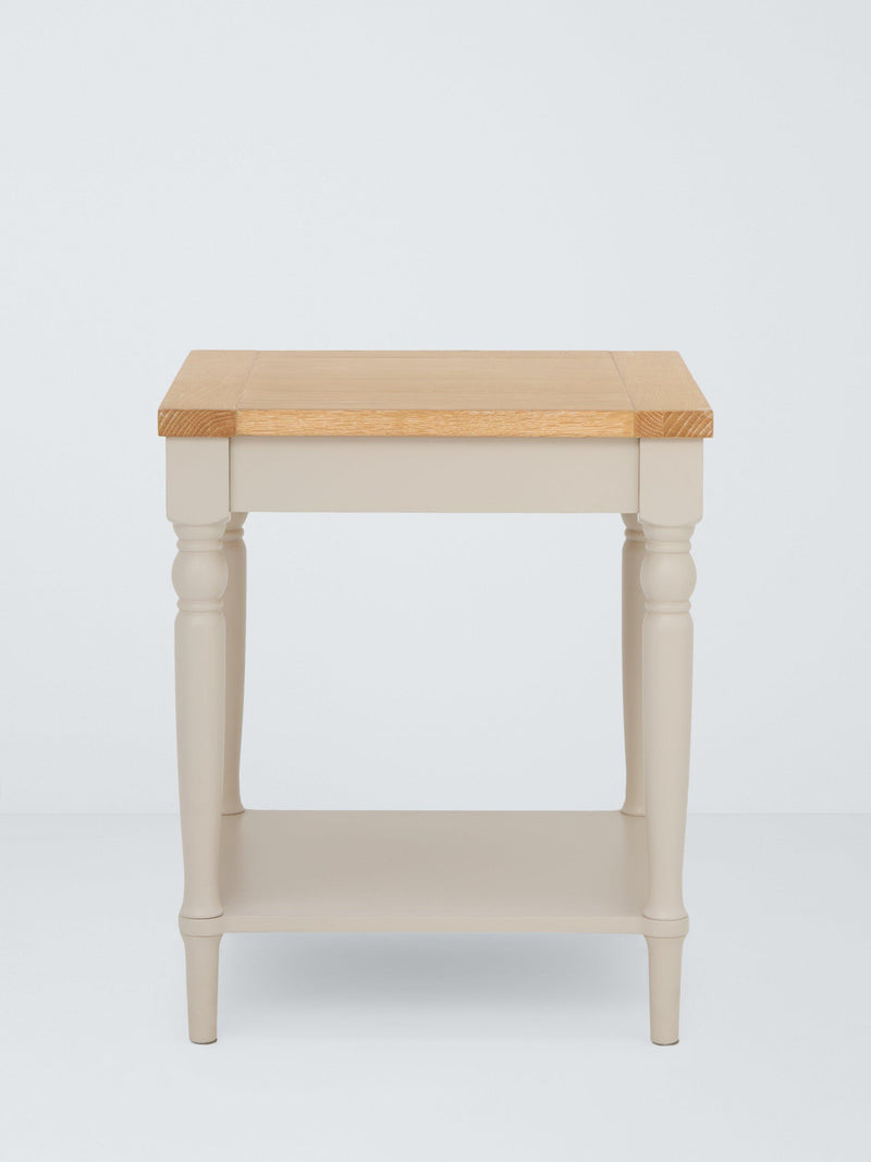 John Lewis Foxmoor side table in oak and natural finish - British product