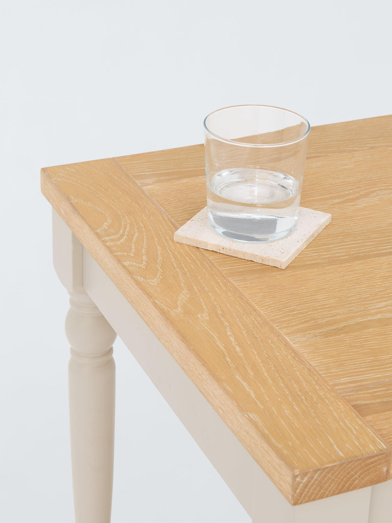 John Lewis Foxmoor side table in oak and natural finish - British product