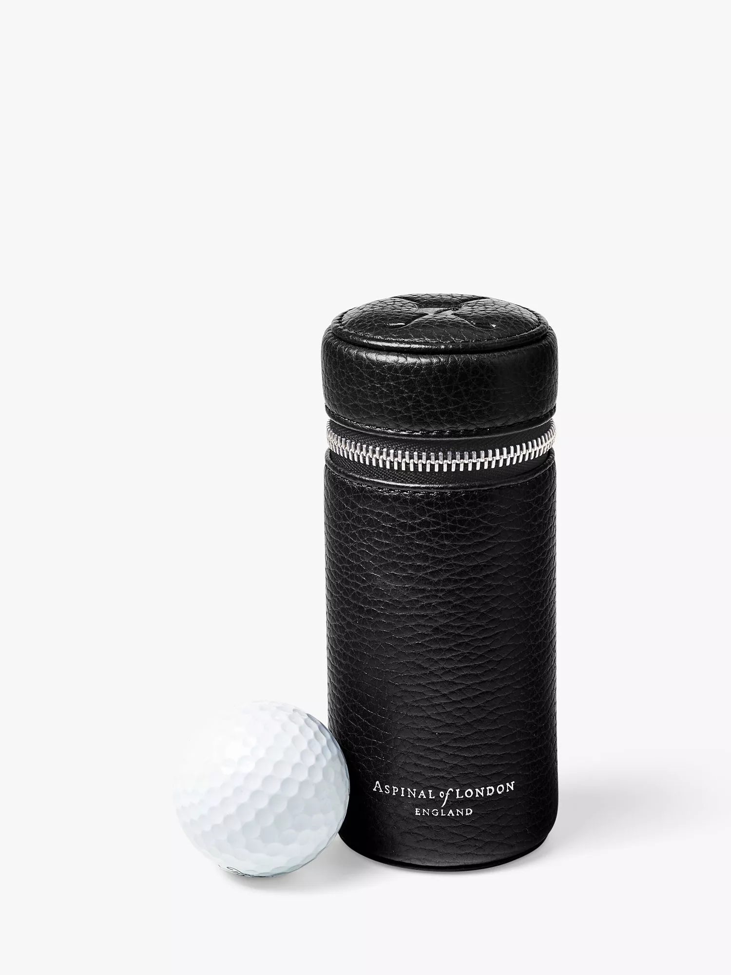 Porte-balle de golf en cuir Aspinal of London