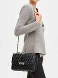 Aspinal of London Lottie Large quilted leather shoulder bag (British brand)