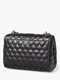 Aspinal Lottie Small smooth quilted leather shoulder bag, imported from the UK