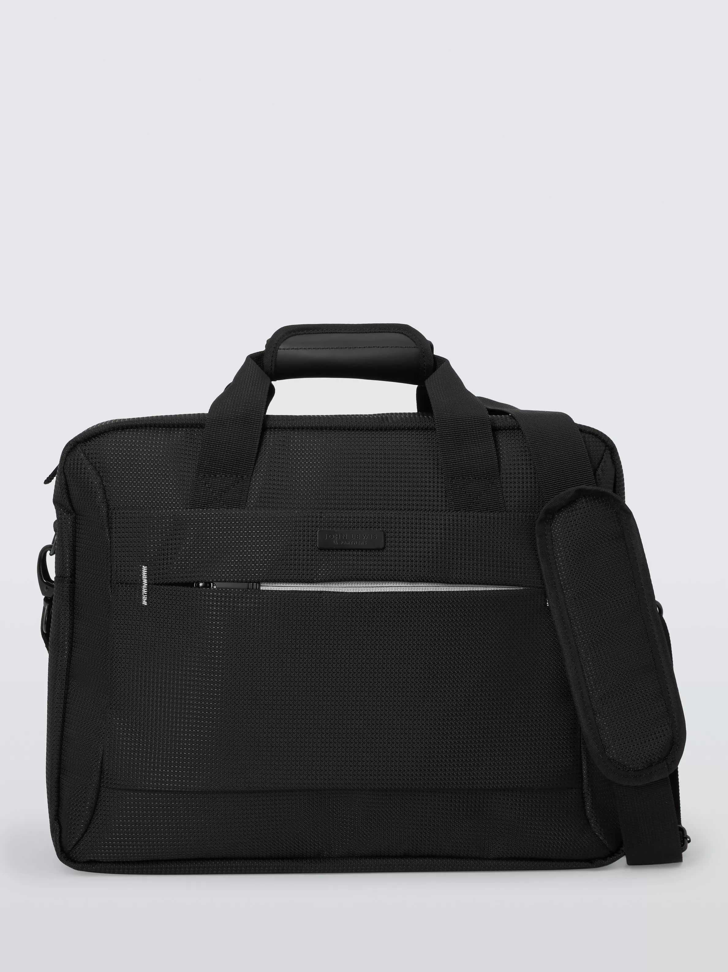 John Lewis Vienna laptop bag black, imported from the UK