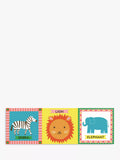 Louise Lockhart Tummy Time Safari fold-out board book - British product