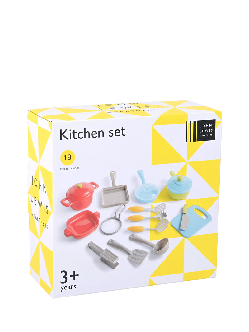 John Lewis children's 18-piece toy kitchen set, UK version