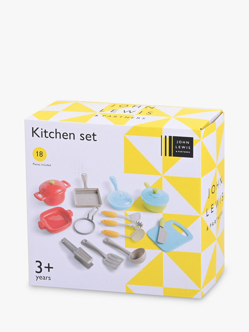 John Lewis children's 18-piece toy kitchen set, UK version