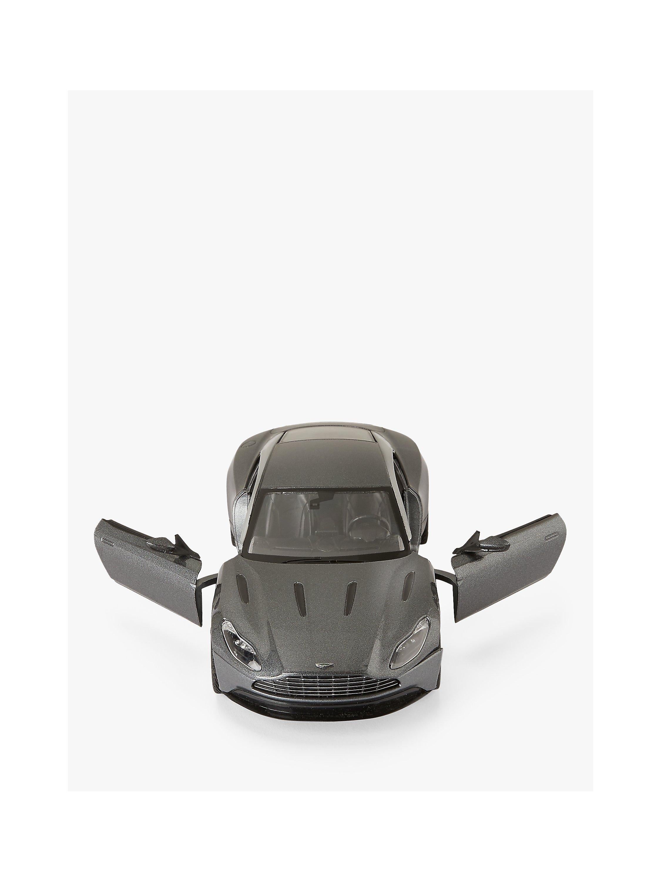 John Lewis toy Aston Martin car grey die-cast plastic, UK version