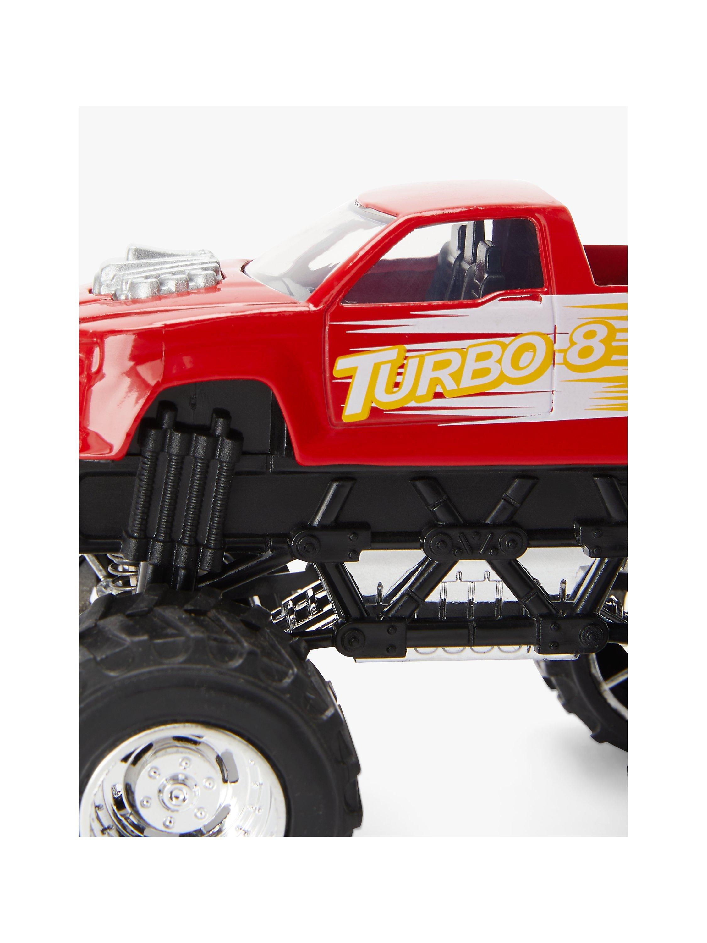 John Lewis monster truck red/multi, imported from the UK