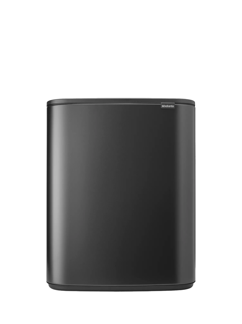 Brabantia Bo Recycling Touch Bin, Confident Grey, 2x 30L