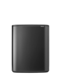 Brabantia Bo Recycling Touch Bin, Confident Grey, 2x 30L