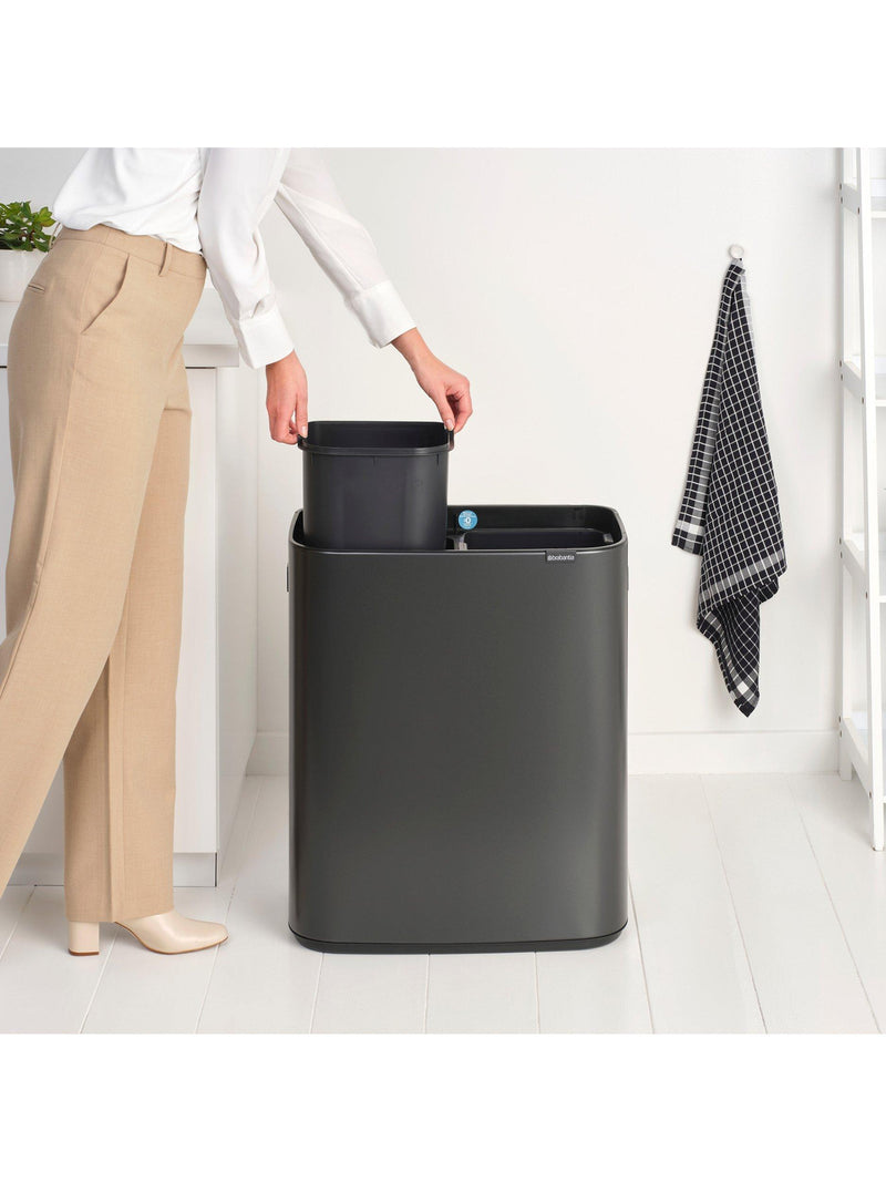 Brabantia Bo Recycling Touch Bin 2x30L, aus dem Vereinigten Königreich importiert