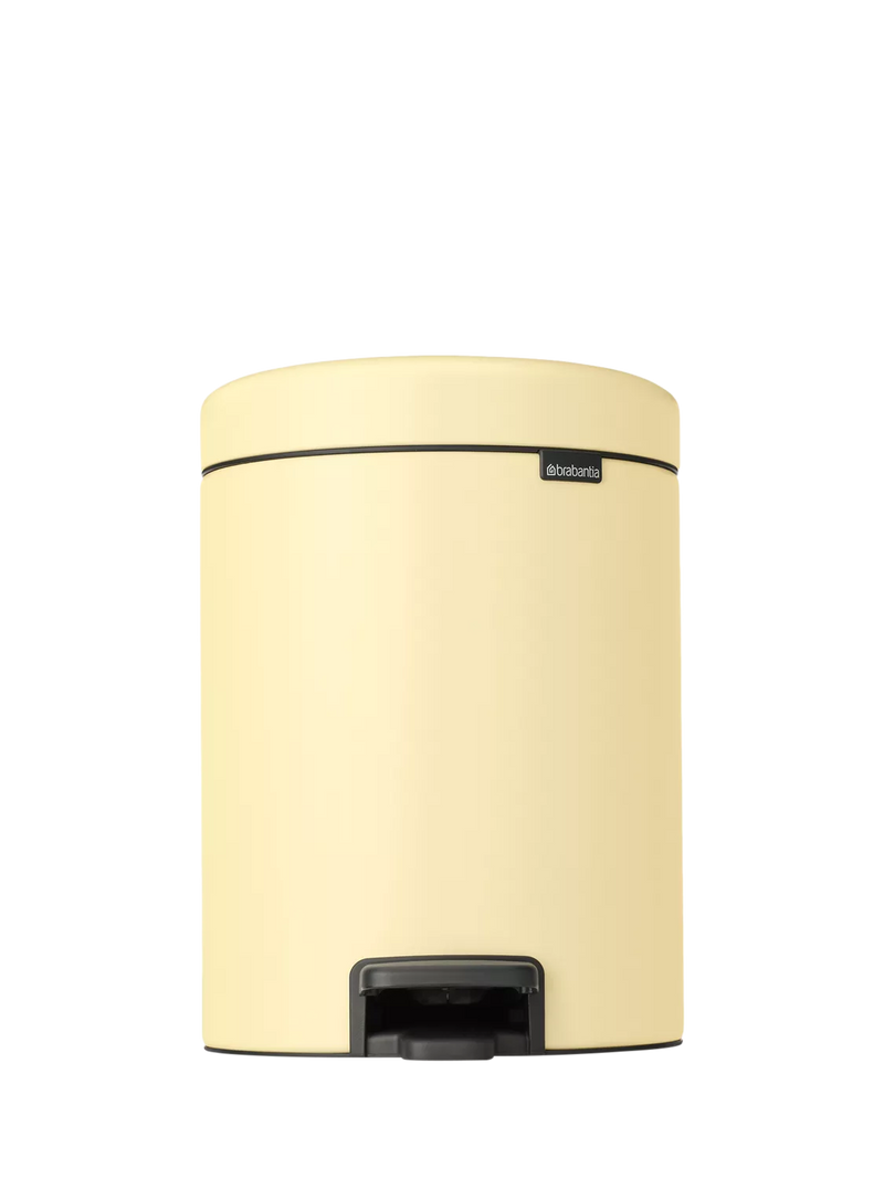 Brabantia newIcon Pedal Bin, 5L - Concrete Grey