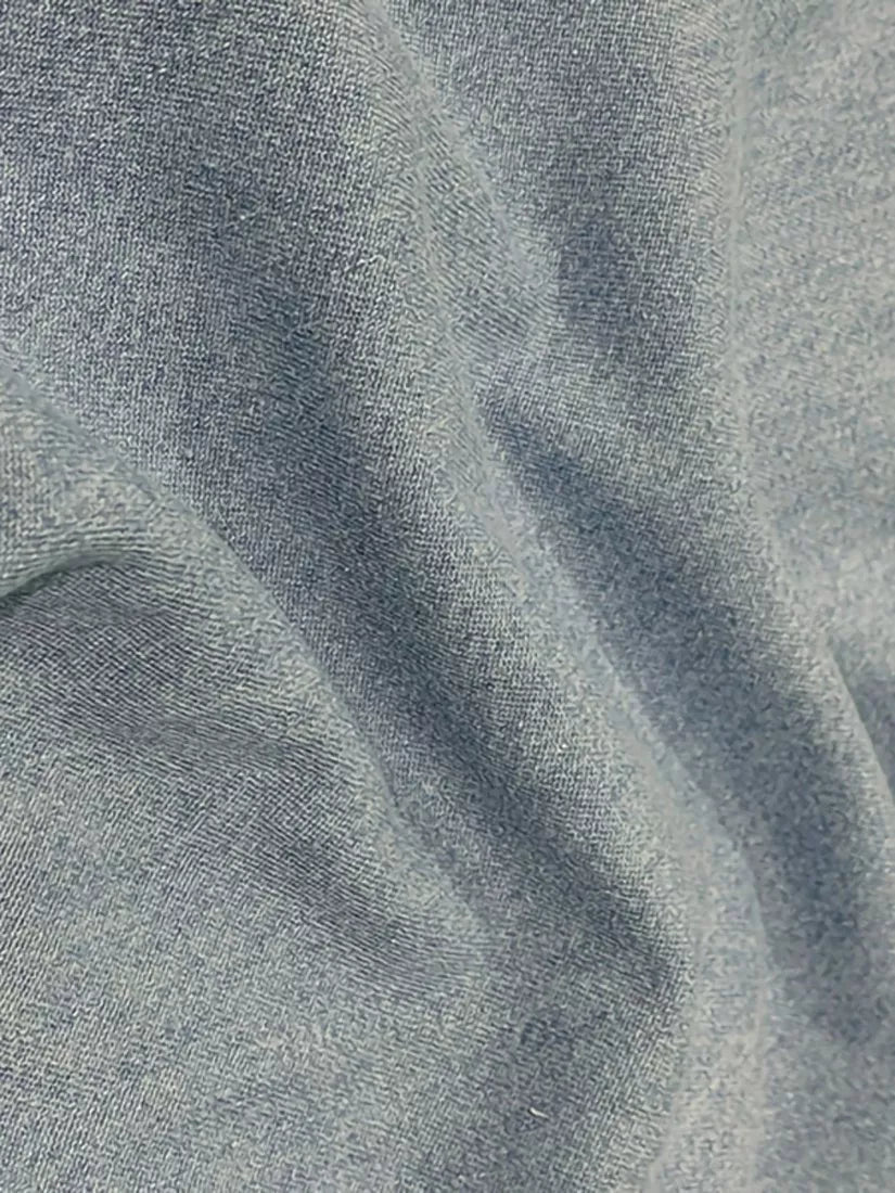 Oddies Textiles washed denim fabric 8oz - British product