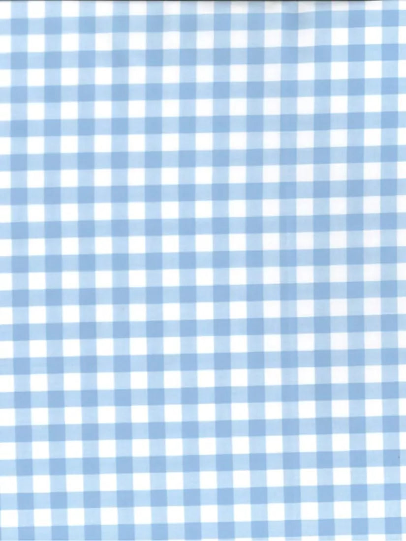 Oddies Textiles Large Cotton Gingham Fabric, 144cm x 144cm
