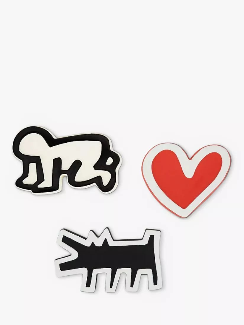 Etta Loves x Keith Haring sensoriske badeleker, pakke med 3