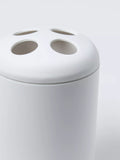 John Lewis essential toothbrush holder white matte plastic - British product