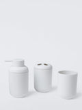 John Lewis essential toothbrush holder white matte plastic - British product
