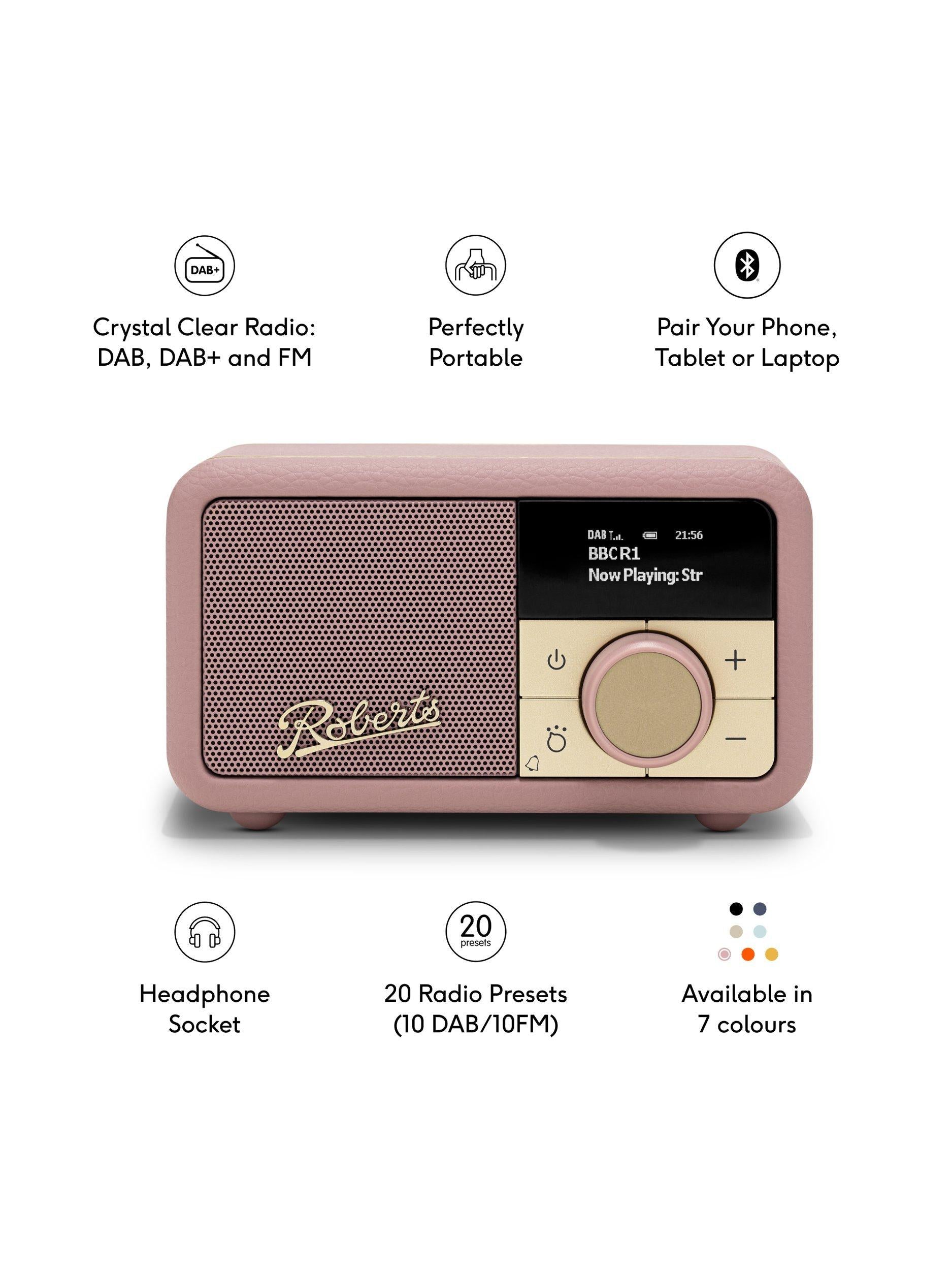Roberts Revival Petite 2 tragbares Digitalradio - britisches Produkt