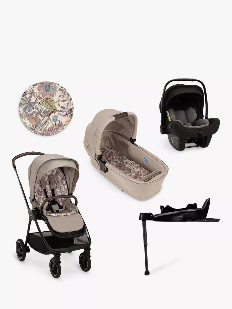 Nuna Travel System Bundle mit Kinderwagen, Babywanne und Autositz, importiert aus Großbritannien
