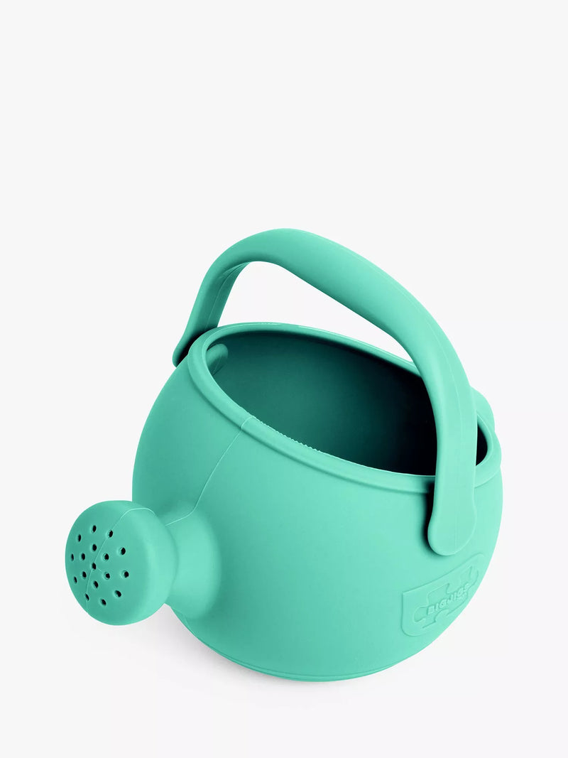 Bigjigs Toys silicone watering can eggshell green, imported from the UK