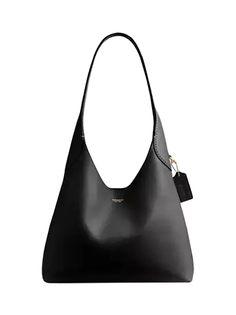 Coach Brooklyn 28 Leather Shoulder Bag, Black