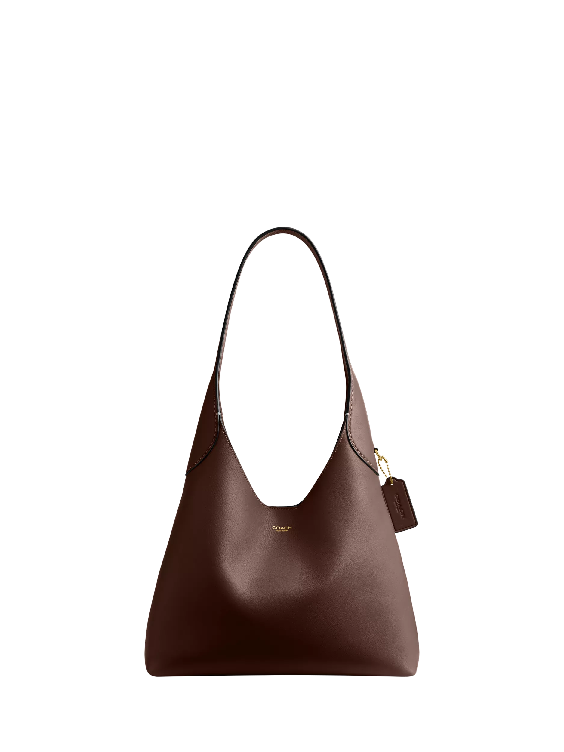 Coach Brooklyn 28 Leather Shoulder Bag, Maple