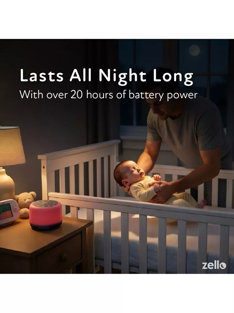 Zello original white noise machine with nightlight, British brand