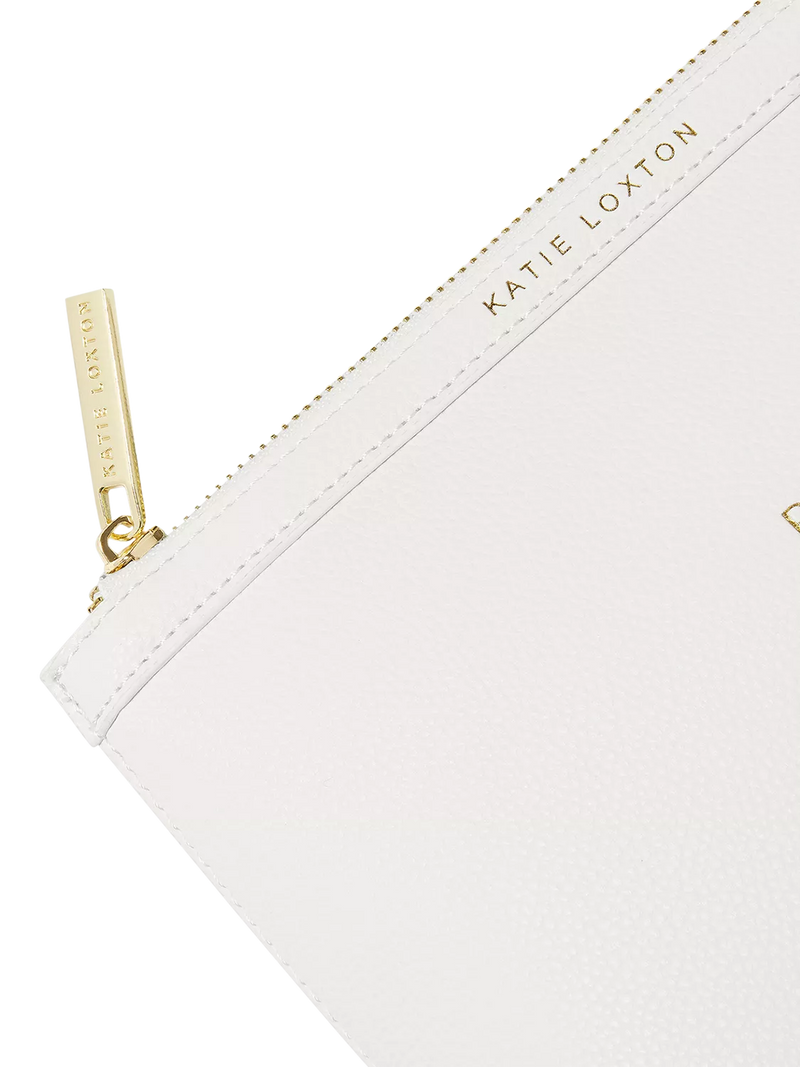 Katie Loxton Mummy & Baby Organiser Pouches Tan White (British brand)