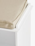 Great Little Trading Co Abbeville storage bench with cushion, imported from the UK