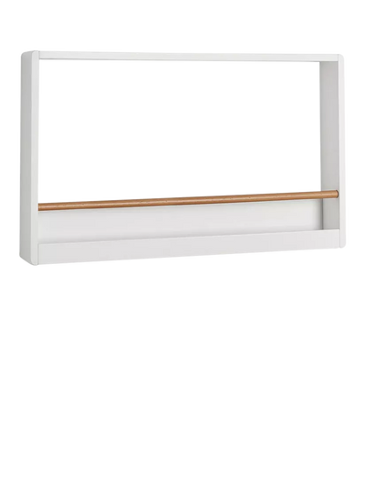 John Lewis Great Little Trading Co Landscape Book Shelf White/Natural Wall Mounted H42 x W70 x D9cm- Buy online at McGrocer