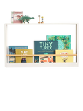 Great Little Trading Co landscape bookshelf white and natural (British brand)