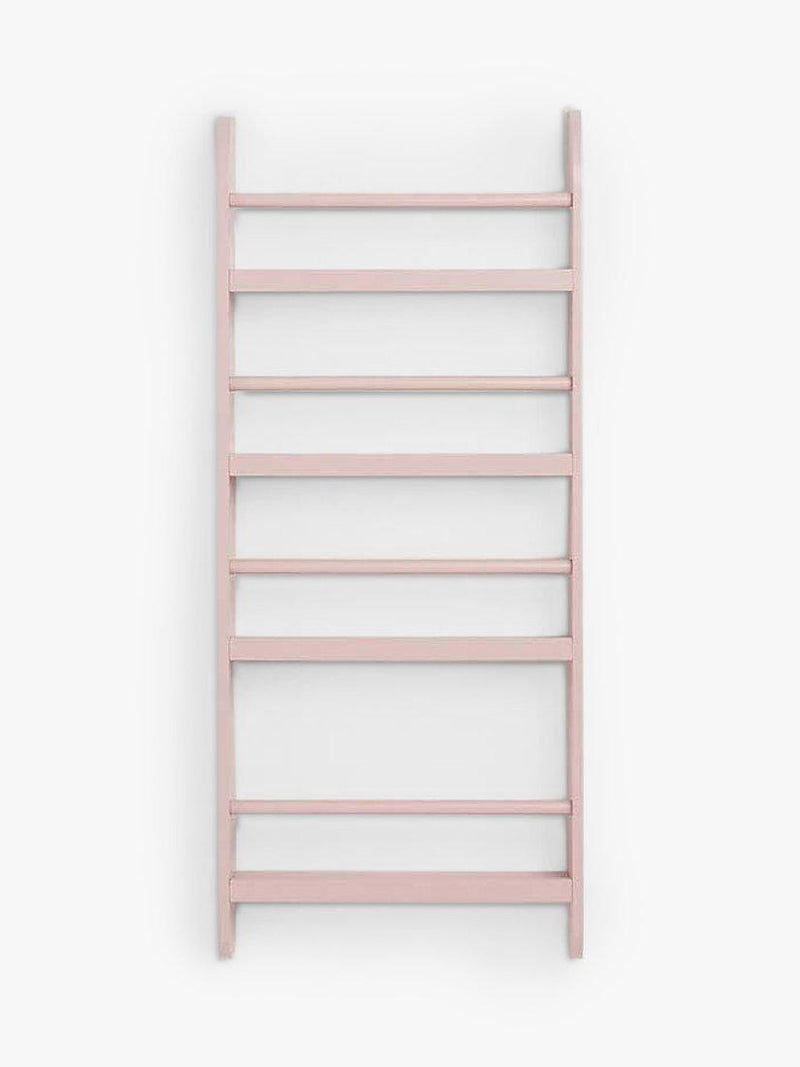 Great Little Trading Co pink narrow gallery bookcase, imported from the UK