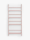 Great Little Trading Co pink narrow gallery bookcase, imported from the UK