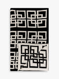 John Lewis chain geo knitted throw black 140x190cm (British brand)