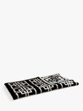 John Lewis chain geo knitted throw black 140x190cm (British brand)